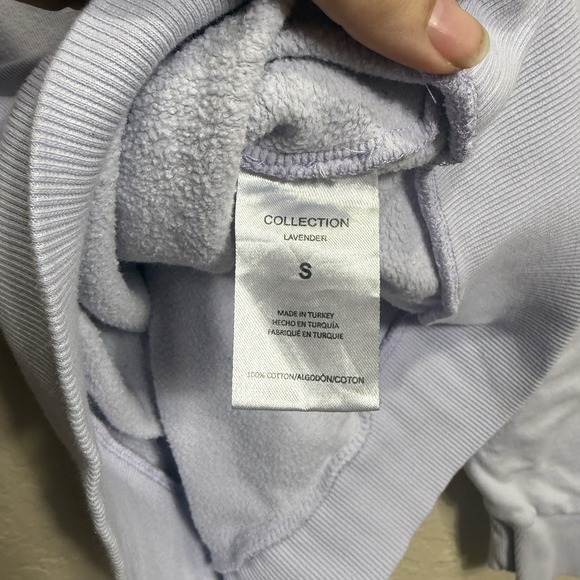 Favorite Daughter Collegiate Sweatshirt White Size S Lavender Collection Cotton - Picture 7 of 8